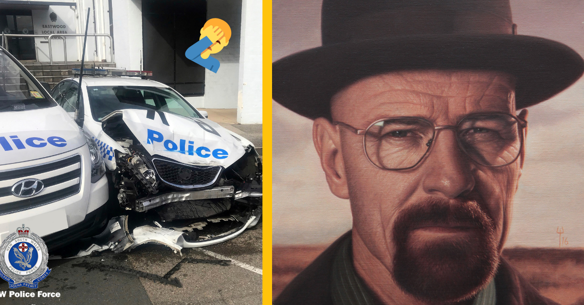 Muž nabúral s dodávkou plnou drog v hodnote skoro  200 miliónov dolárov, do zaparkovaných policajných áut