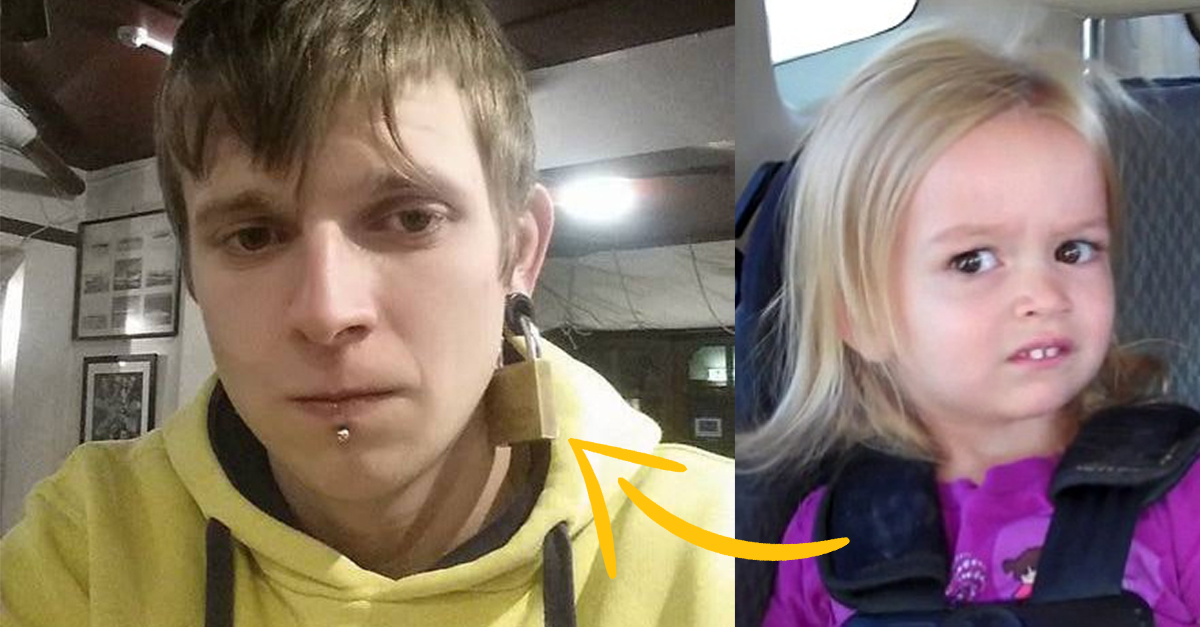 Mladíkovi niekto pripol na ušný lalôčik (tunel) visiaci zámok a utiekol s kľúčmi