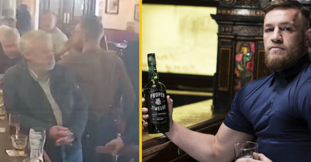 Conor McGregor dal v bare spodný hák starému pánovi, ktorý si odmietol dať jeho whisky
