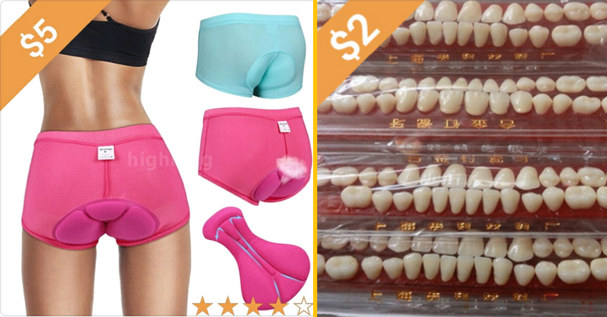 Dievča pozbieralo tie najdivnejšie reklamy na produkty z Wishu (18 obrázkov)