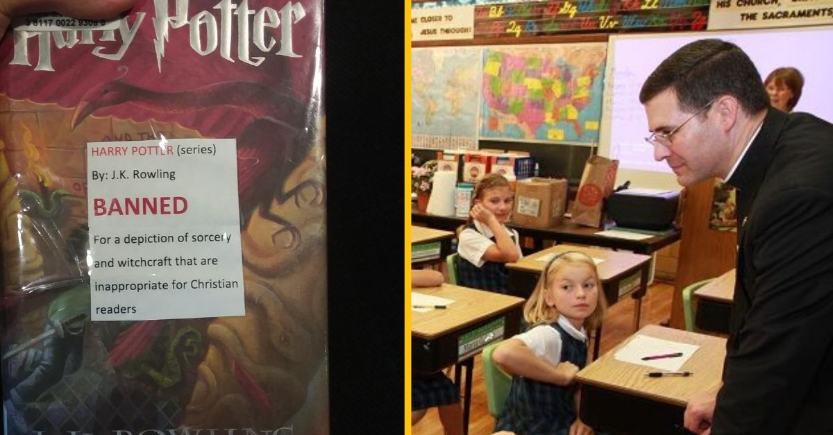Na katolíckej škole zakázali všetky knihy Harryho Pottera kvôli tomu, že sú tam zaklínadlá