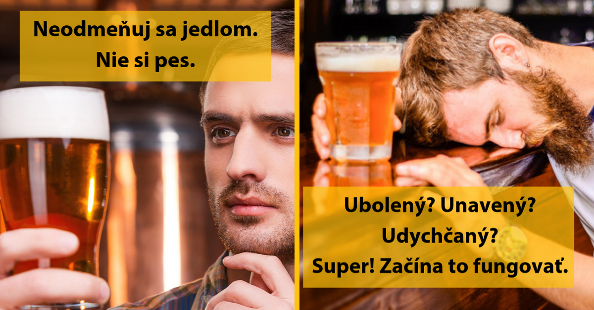 15 motivačných fitness citátov z pohľadu bežného alkoholika