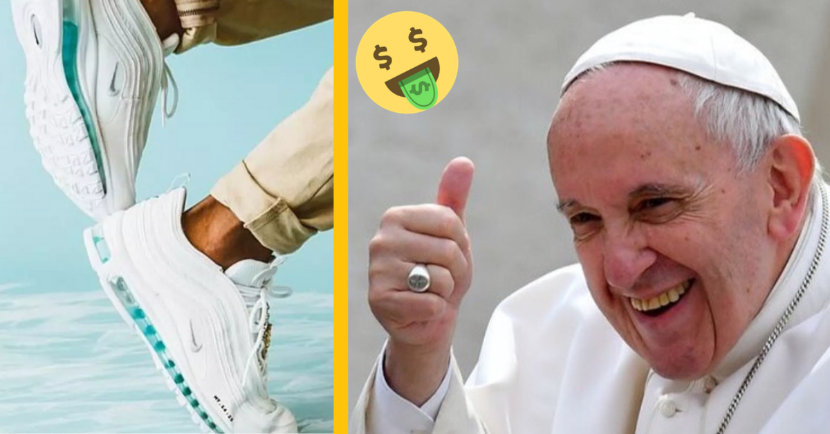 Tenisky naplnené svätenou vodou – A.K.A. „Ježišovky“ – sa po vypustení vypredali do pár minút