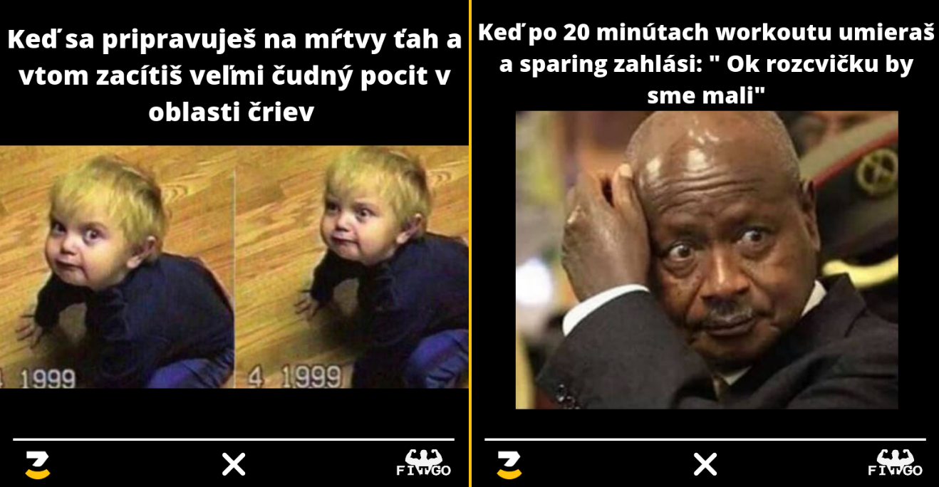 Tieto memes ocení každý, kto aspoň raz makal vo  Fitku alebo vyznáva zdravý životný štýl