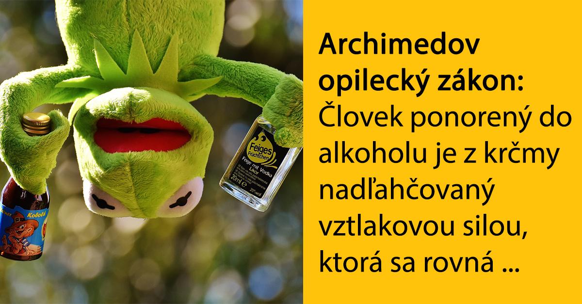Niekoľko (nie)len mužských životných múdrostí Slovákov a Čechov