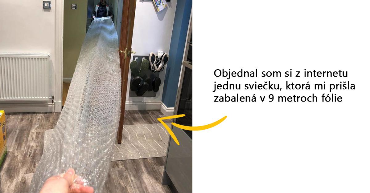 Ľudia na internete zdieľali nezmyselné balenia, v ktorých im prišli ich zásielky (15 obrázkov, ktoré nepochopíš)