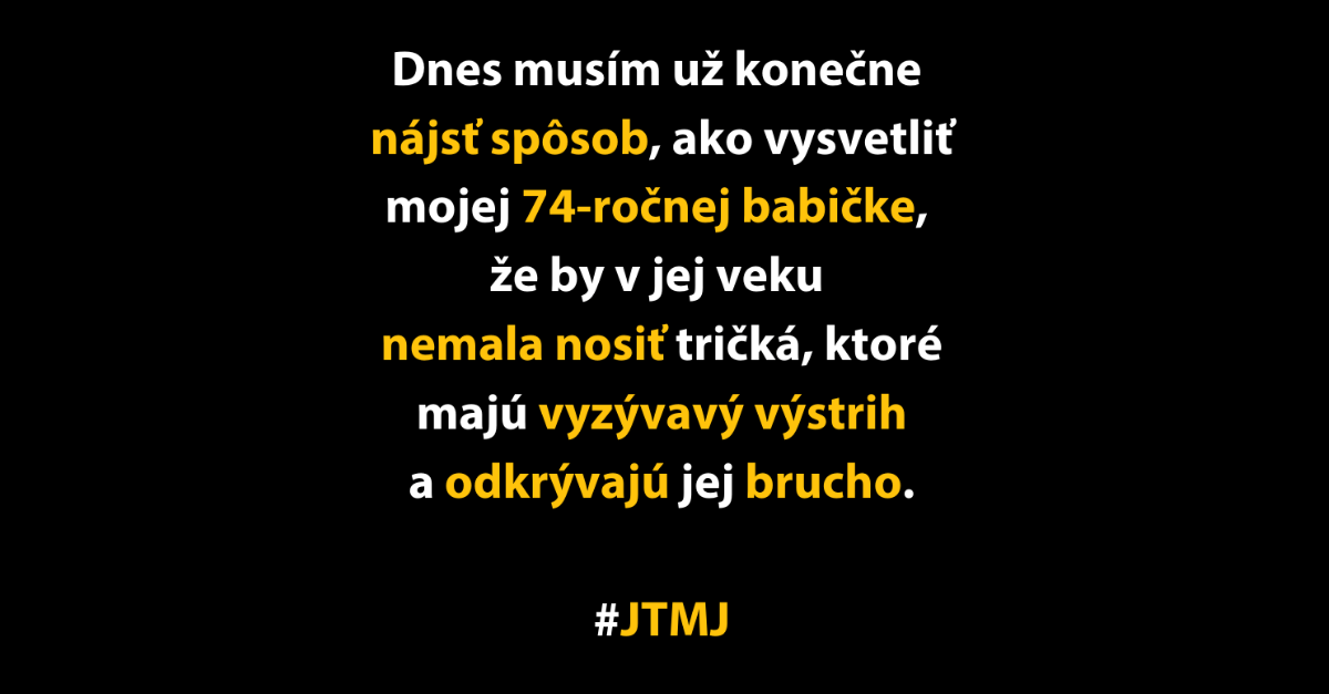 JTMJ: Príbehy, ktoré píše sám život #31