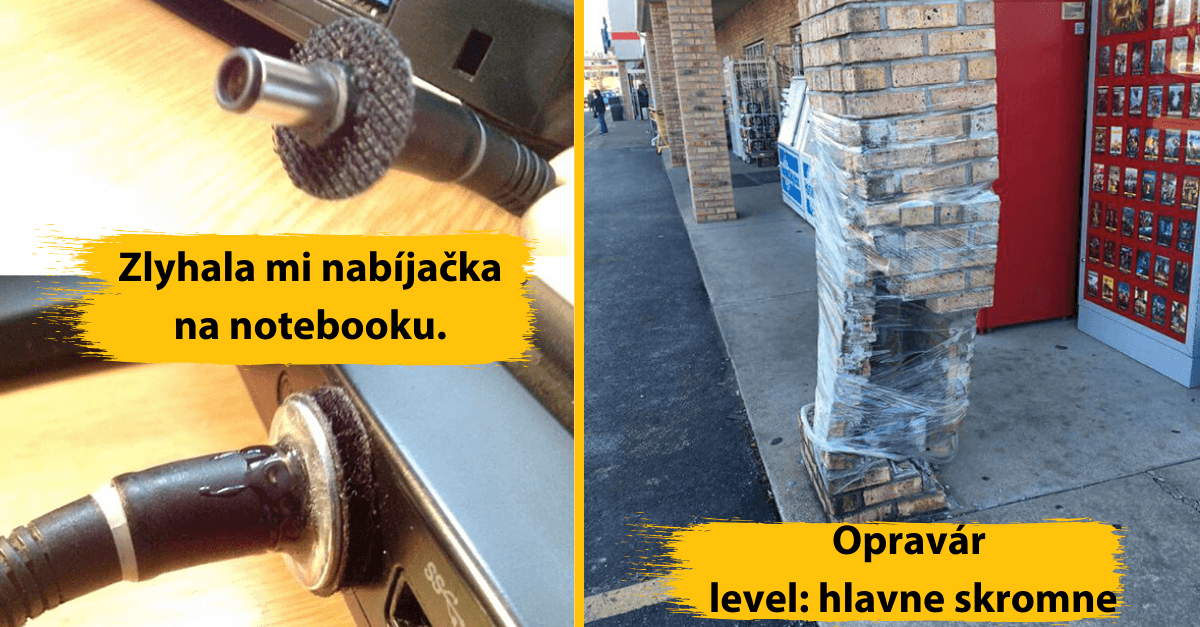 20 fotografických dôkazov, že s trochou kreativity dokáže človek opraviť, či vylepšiť čokoľvek