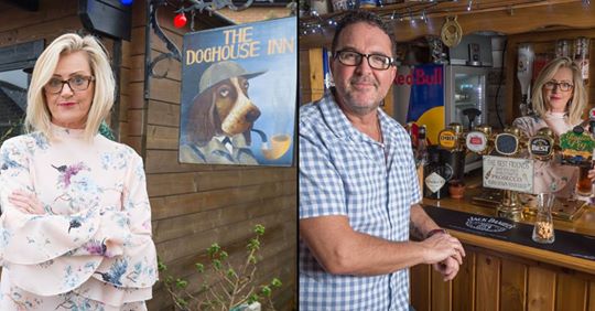 Žena si na záhrade postavila bar, aby aby prinútila manžela prestať chodiť po miestnych krčmách