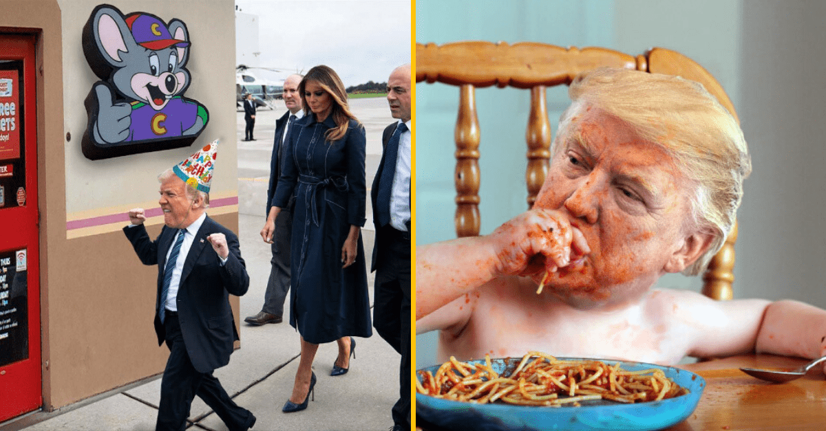 Ľudia photoshopujú Trumpa ako malé dieťa len aby mu poriadne podráždili nervy