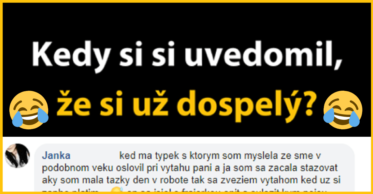 Kedy si Slováci uvedomili, že sú už dospelí? – skutočné príbehy zo života ľudí č.2