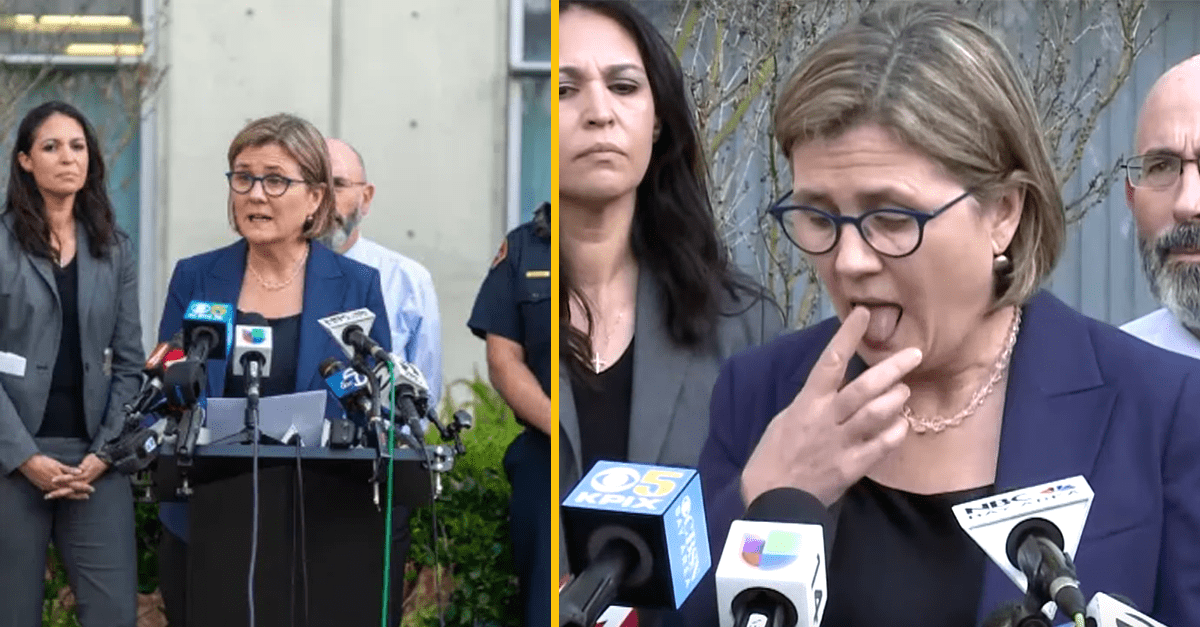 Odborníčka radila ľudom, aby sa ako ochranu pred koronavírusom nedotýkali úst. Vzápätí si oblízala prst