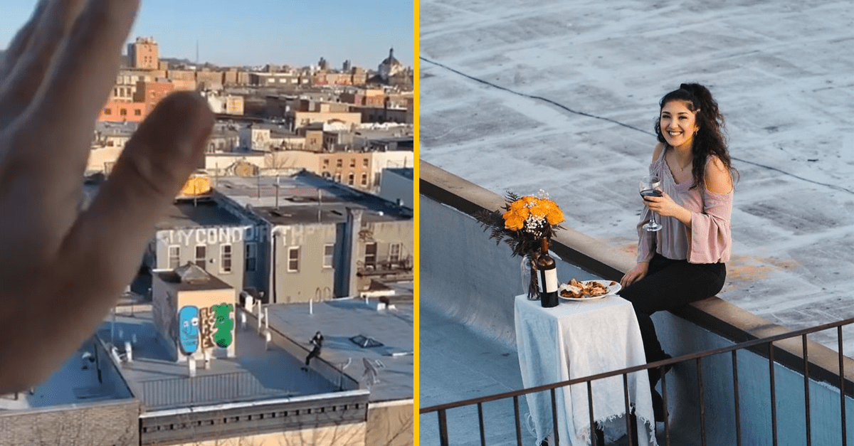 Chlap uvidel na streche tancovať dievča, dronom jej poslal svoje číslo a rande cez karanténu sa mohlo začať