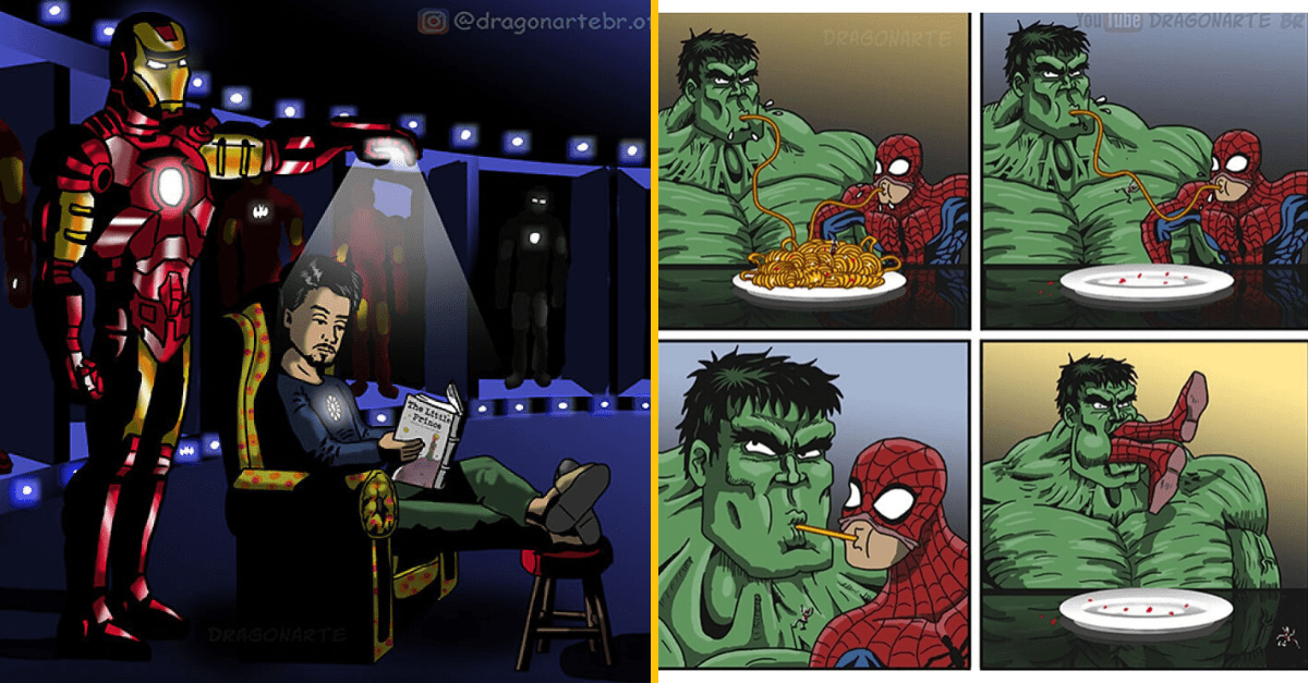 Umelec ti ukáže, čo robia superhrdinovia, ak práve nezachraňujú svet