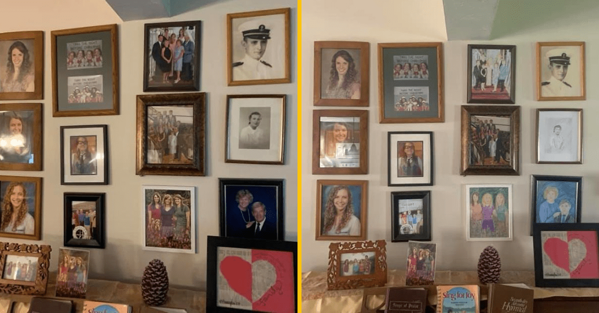 Dcéra vymenila rodinné fotky za pastelkové kresby. Nikto z rodiny si to nevšimol 11 dní