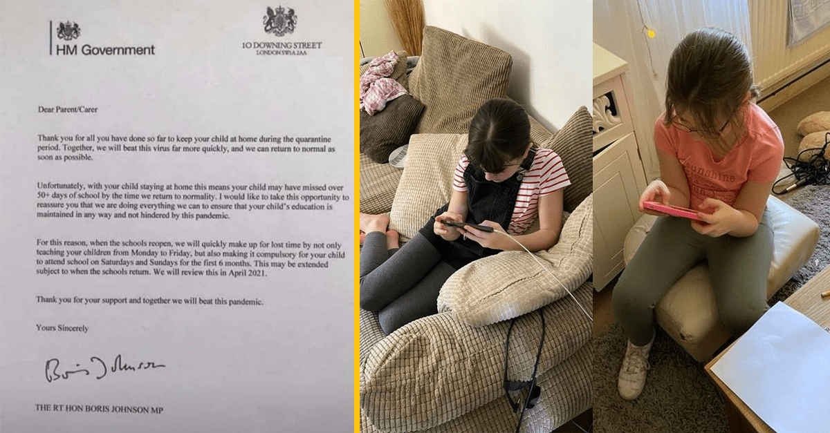 Otec zábavne napálil svoje deti: Falošným listom ich presvedčil, že školy budú od teraz otvorené 7 dní v týždni