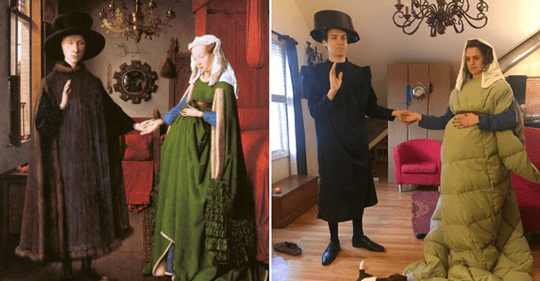 Múzeum vyzvalo ľudí aby pretvorili slávne maľby s pomocou vecí, ktoré nájdu doma a takto to dopadlo