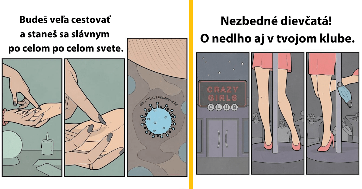 Komiksy od ruského umelca, ktoré pochopíš, iba ak máš v srdci kus sarkazmu