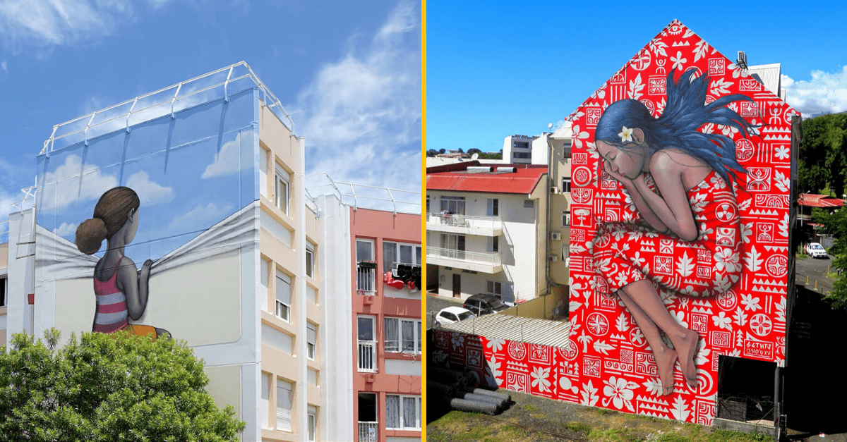 Francúzsky umelec premieňa nudné budovy po celom svete na dychberúce umelecké diela