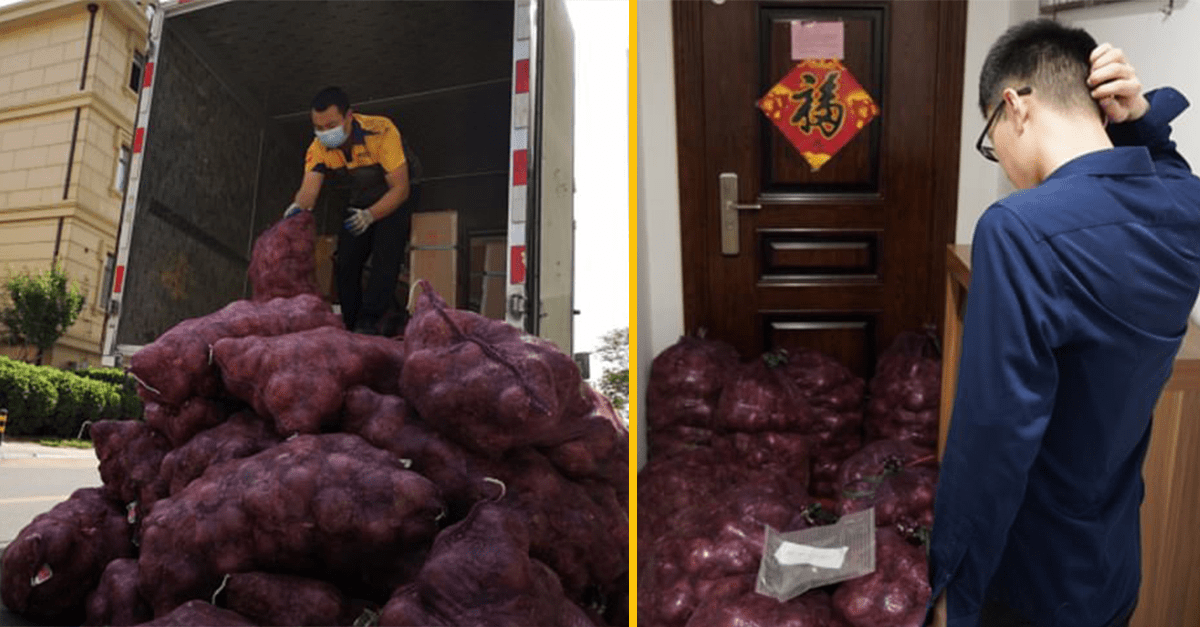 Žena zistila, že ju jej priateľ podvádza. Ako „darček“ na rozlúčku mu poslala jednu tonu cibule