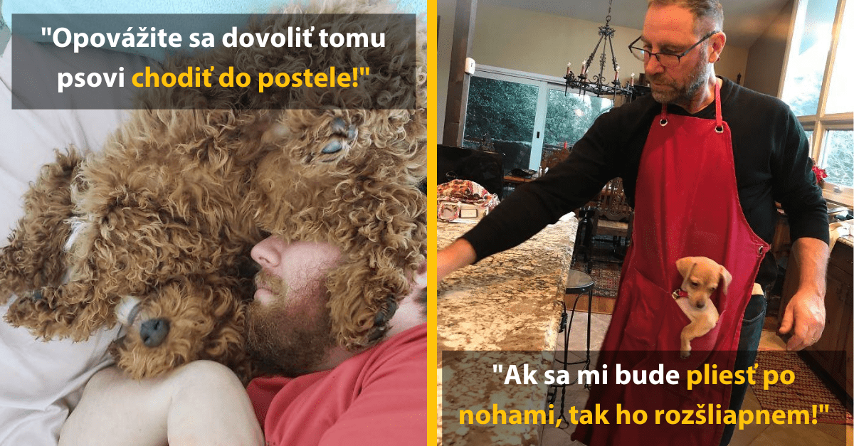 13 tvrdých odporcov domácich zvierat, ktorí očividne zmenili svoj názor