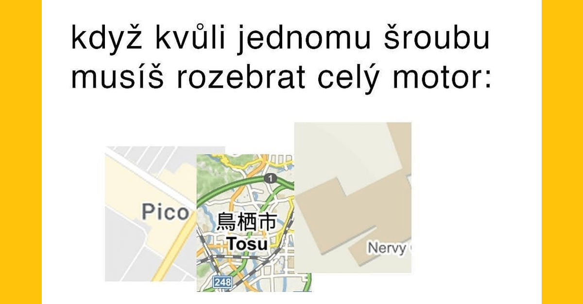 Instagramový profil zbiera vtipné memečka, ktoré sú vytvorené z názvov na mapách