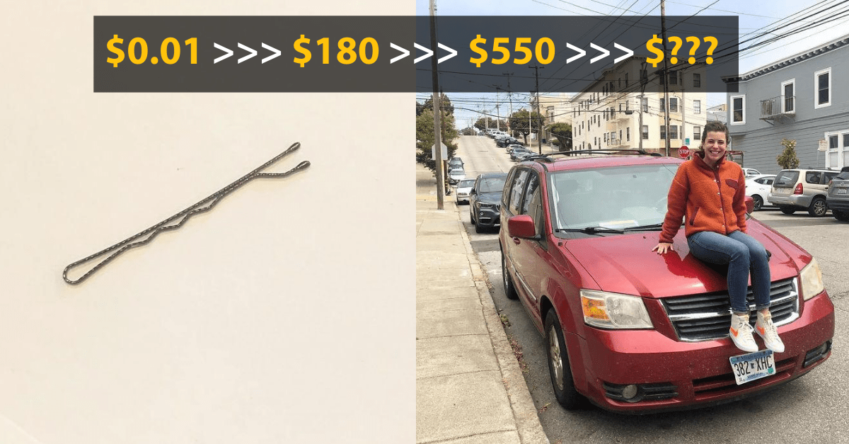 Odhodlané dievča si dalo za úlohu postupným vymieňaním vecí, získať zo sponky dom. Ako je na tom teraz?