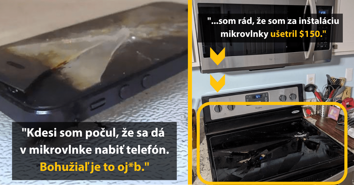 13 zábavných mikrovlnkových incidentov, ktoré zažiť určite nechceš