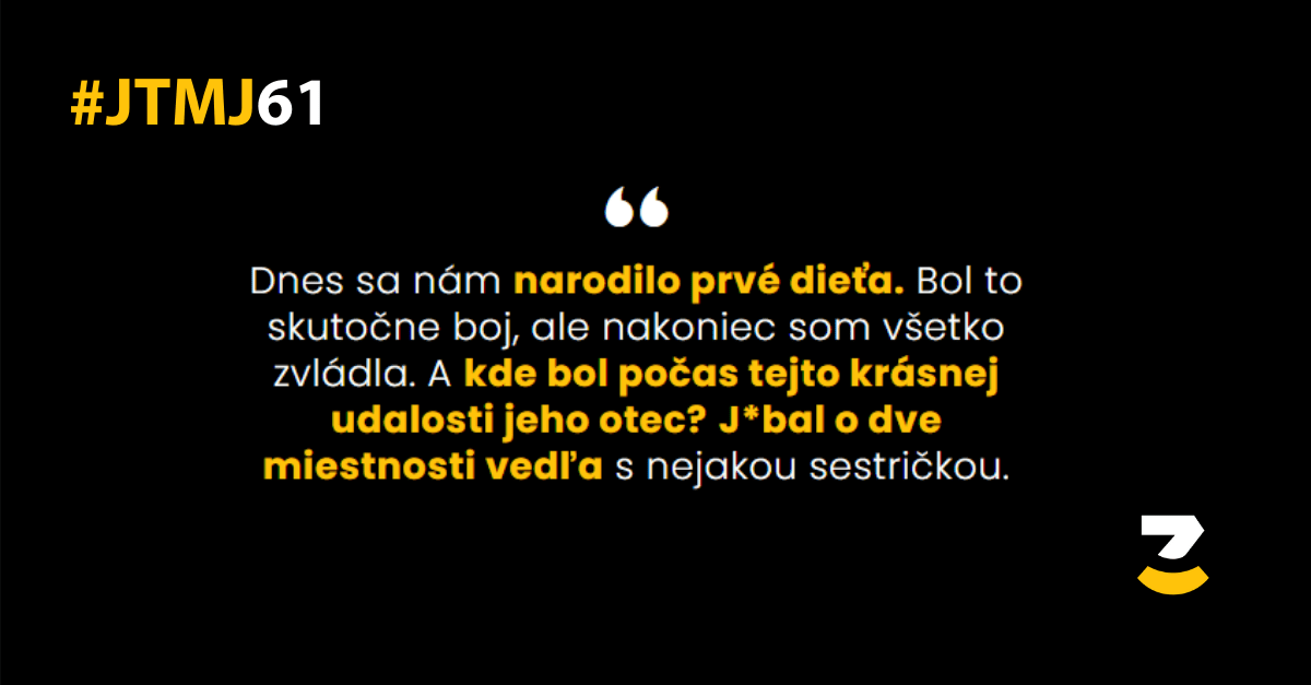 JTMJ: Príbehy, ktoré píše sám život #61