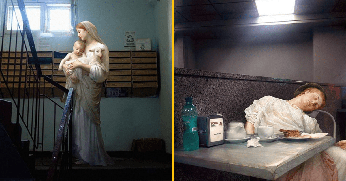 Ako by vyzerali postavy z klasických malieb v modernej dobe? Šikovný umelec ti to ukáže