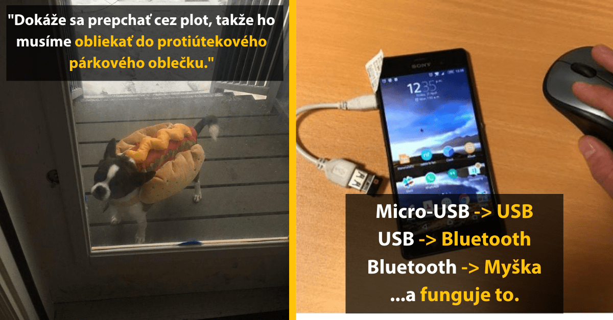 13 prekvapivých prípadov, kedy si mohli ľudia povedať „Nie je to blbosť, pokiaľ to funguje“