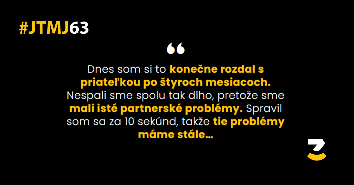 JTMJ: Príbehy, ktoré píše sám život #63