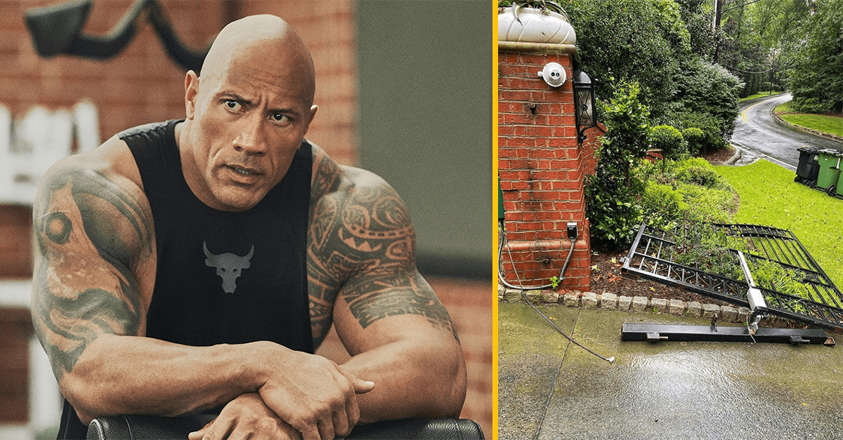 Dwayne Johnson vytrhol bránu holými rukami, pretože sa zasekla a nešla otvoriť