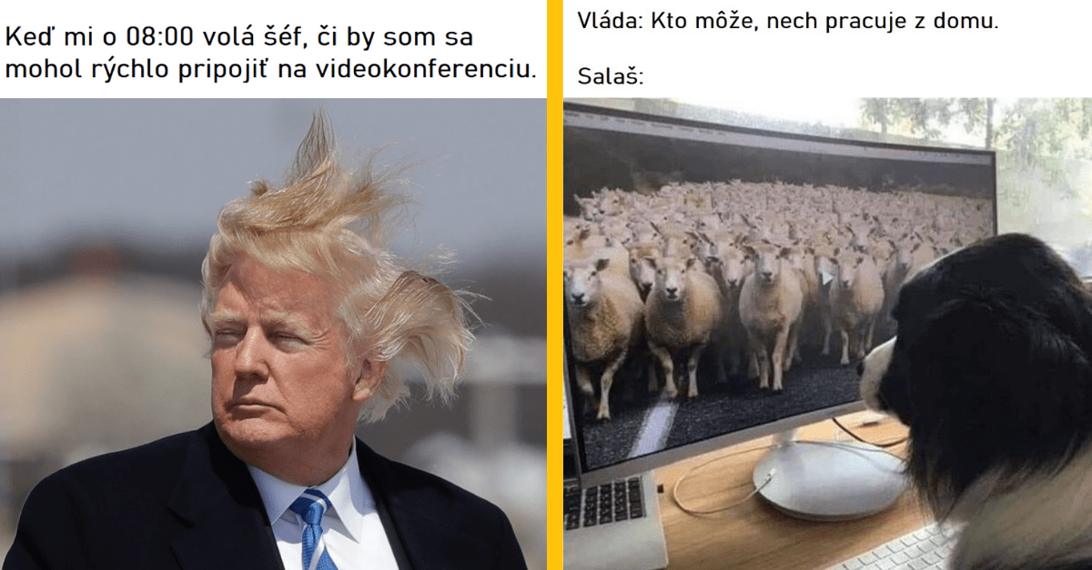 Zábavné a aktuálne obrázky na pripomenutie, ako to funguje na home office