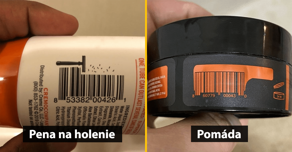 15 dizajnových návrhov, ktoré ťa donútia hľadať čiarový kód na každom obale