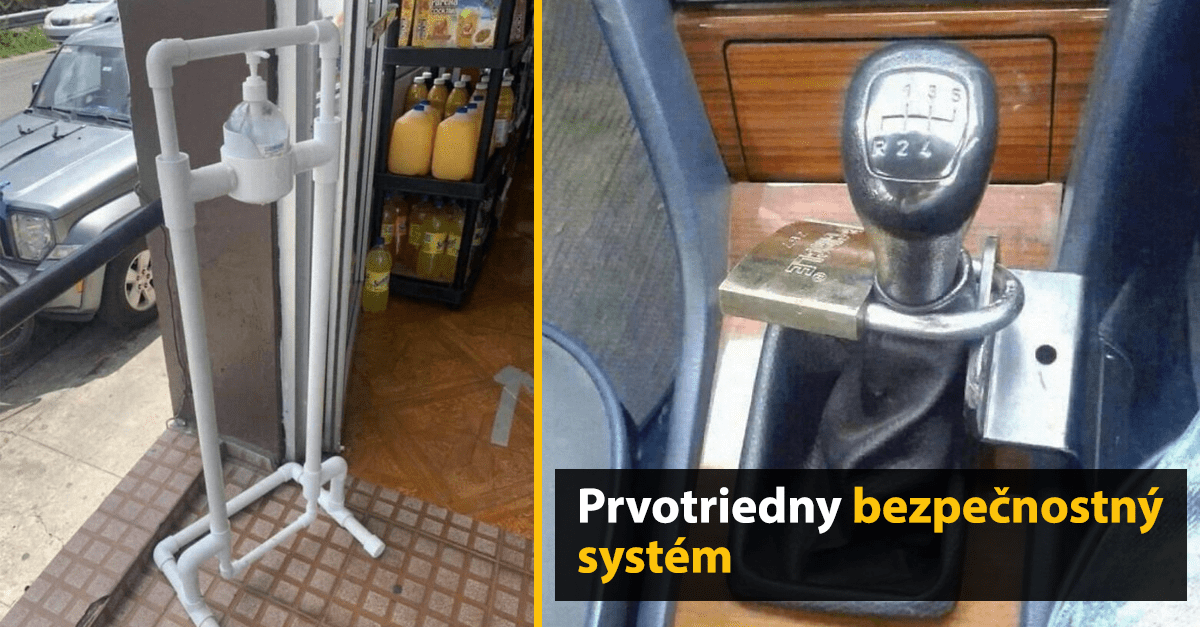 Zopár ľudí, ktorí našli „geniálne“ riešenie na rôzne každodenné problémy