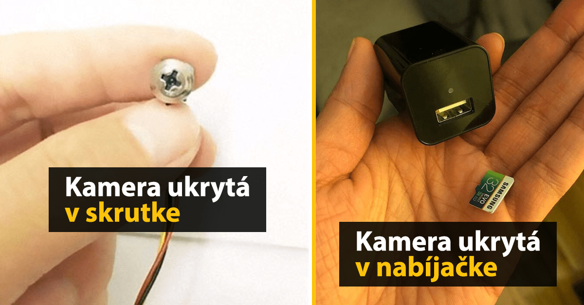 15 nenápadných vecí, v ktorých našli ľudia skrytú kameru