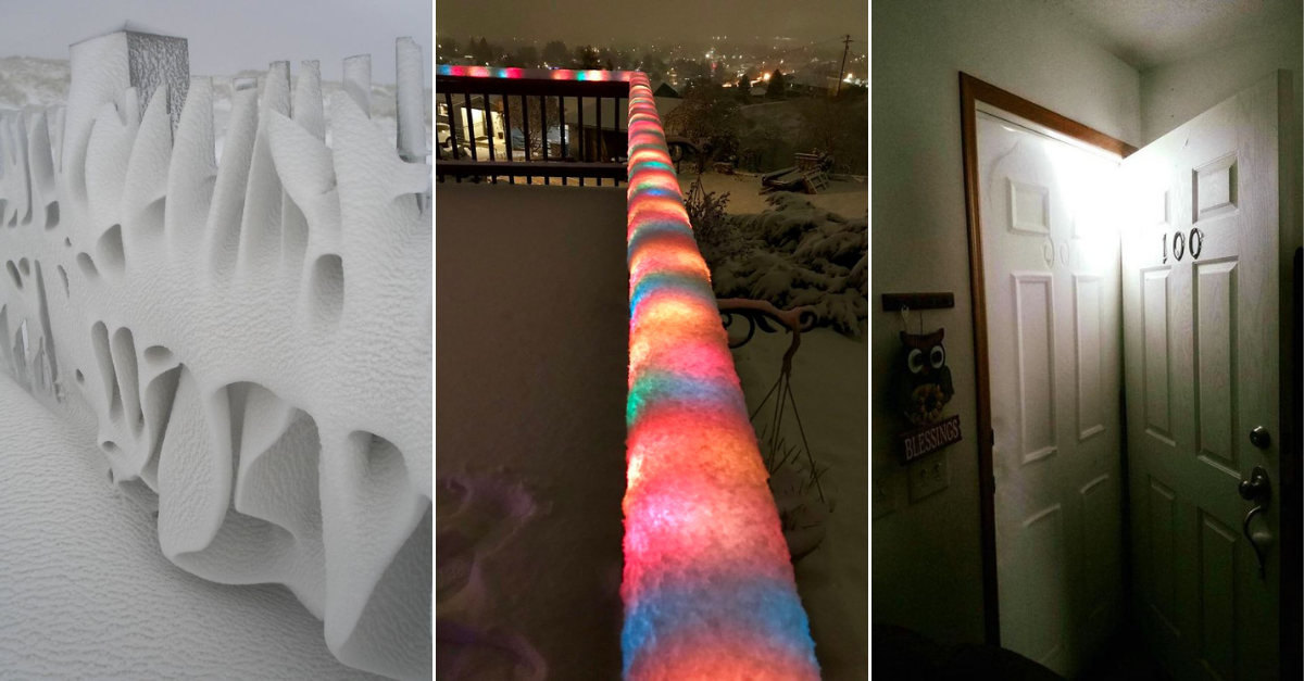 45+ ľudí, ktorým sa podarilo zachytiť zaujímavé snehové scenérie na fotografiách. Potešia nejedného perfekcionistu