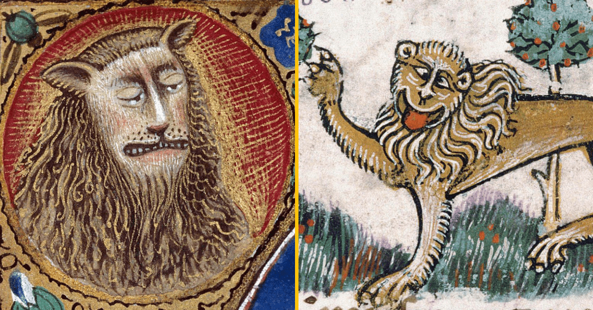 20+ vtipných dôkazov, že stredovekí maliari netušili ako namaľovať leva