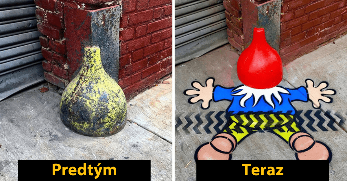 50+ geniálnych kusov pouličného umenia, ktoré mení ulice na galériu