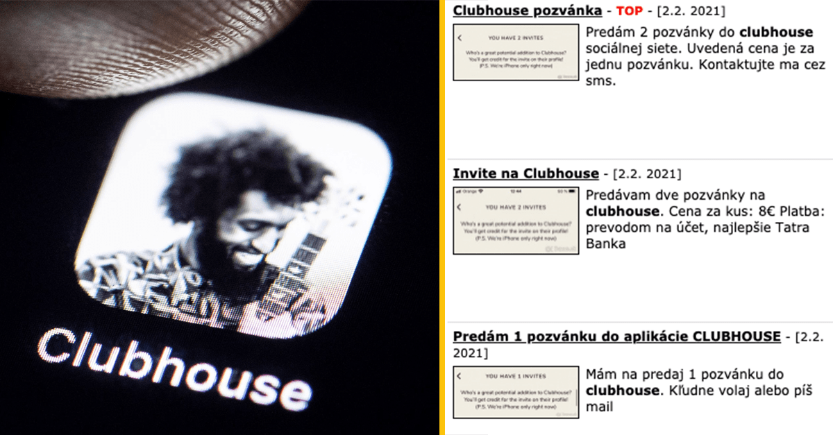 Slováci a Česi predávajú pozvánky do novej sociálnej siete za neuveriteľné ceny