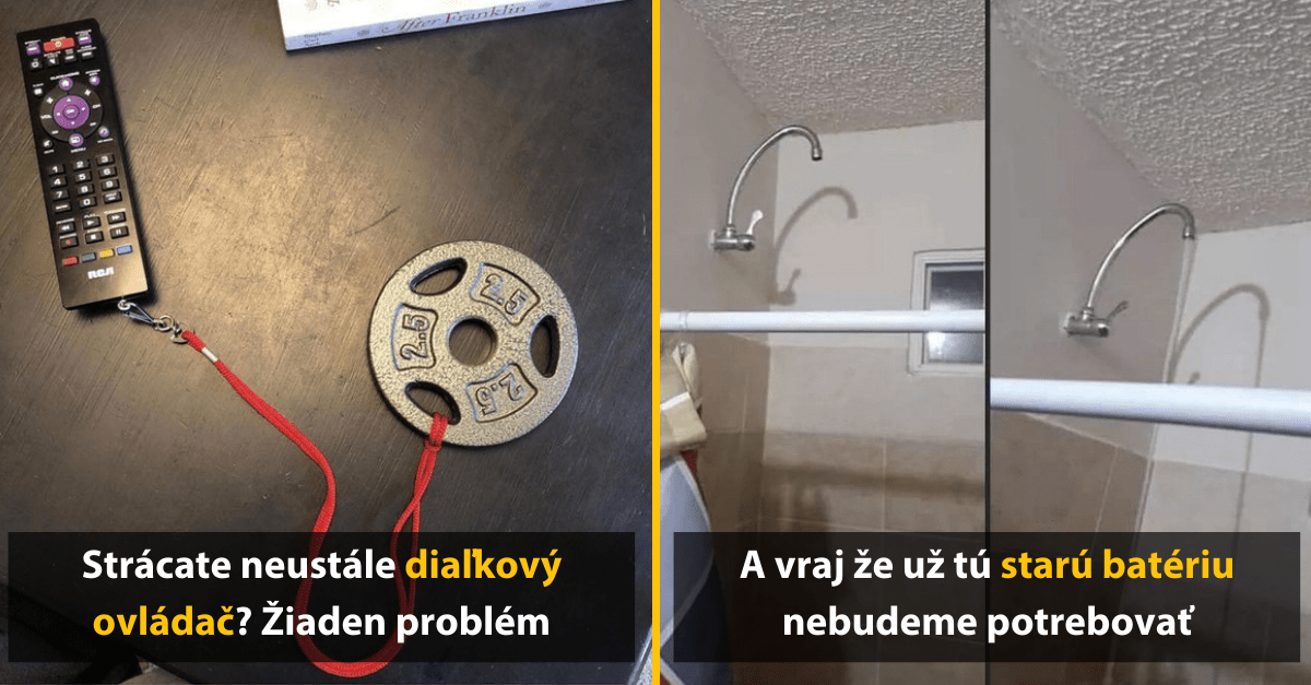 30 fotografií, kedy ľudia dokázali vyriešiť problémy naozaj kreatívnym spôsobom