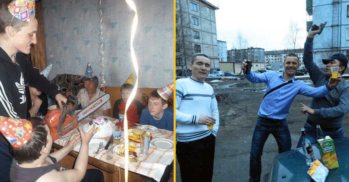 20 bizarných fotiek z párty, ktoré zažije človek iba v Rusku