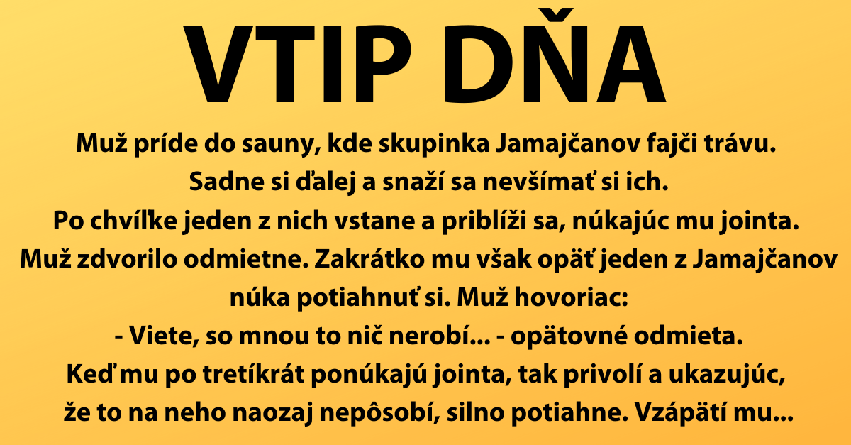 VTIP DŇA: Tráva v saune