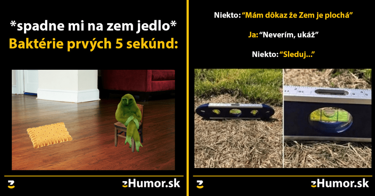 Zopár memečiek, ktoré vznikli, aby ti spríjemnili deň #1007 : Pravidlo 5 sekúnd