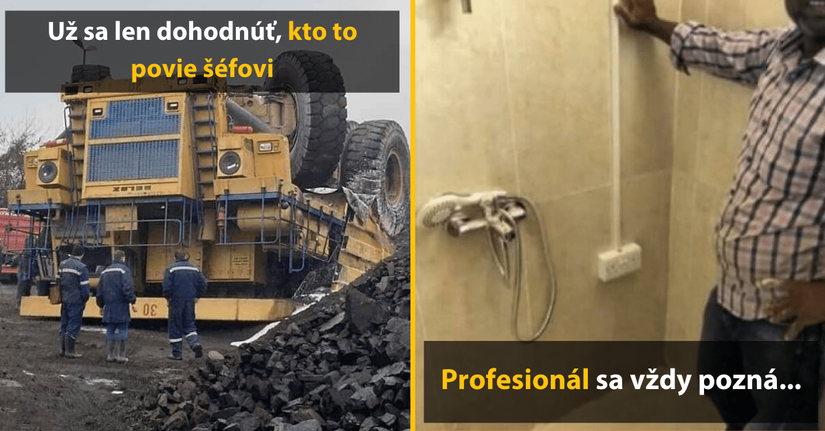 50+ fotografií ľudí, ktorých pri práci pravdepodobne chránia nadprirodzené sily