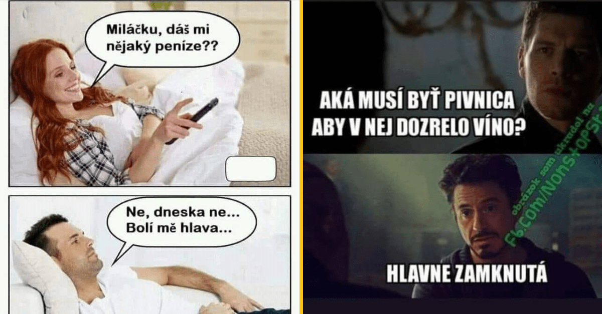 20+ Obrázkov: Všetko vtipné z internetu! #518 – Na čo myslia muži ale aj nekonečná téma stavby slovenských ciest