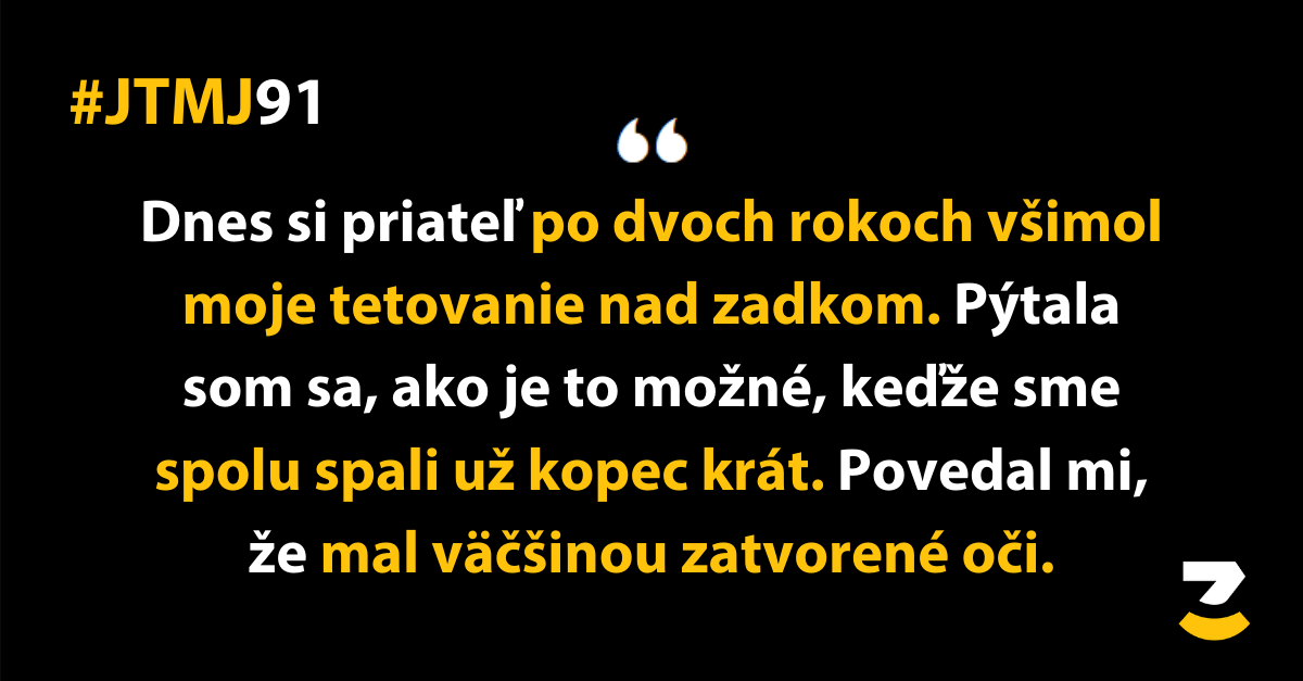 JTMJ: Príbehy, ktoré píše sám život #91