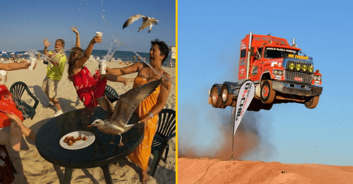 35 dokonalých fotografií, ktoré nemohli mať lepšie načasovanie