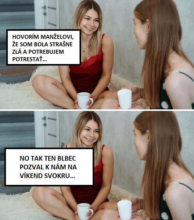 Manžel ma potrestal